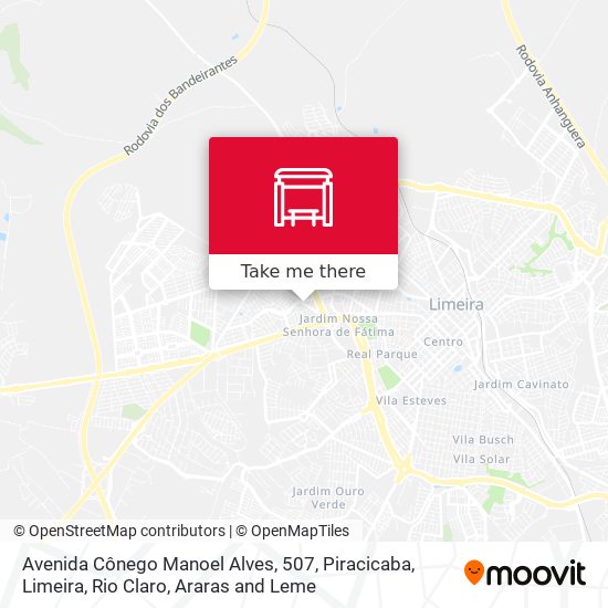 Mapa Avenida Cônego Manoel Alves, 507
