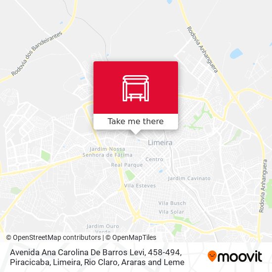 Avenida Ana Carolina De Barros Levi, 458-494 map