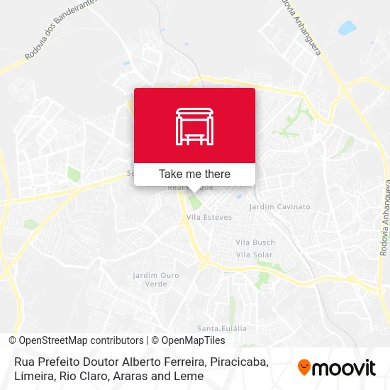 Rua Prefeito Doutor Alberto Ferreira map