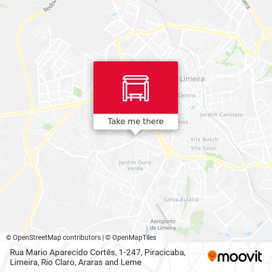 Mapa Rua Mario Aparecido Cortês, 1-247