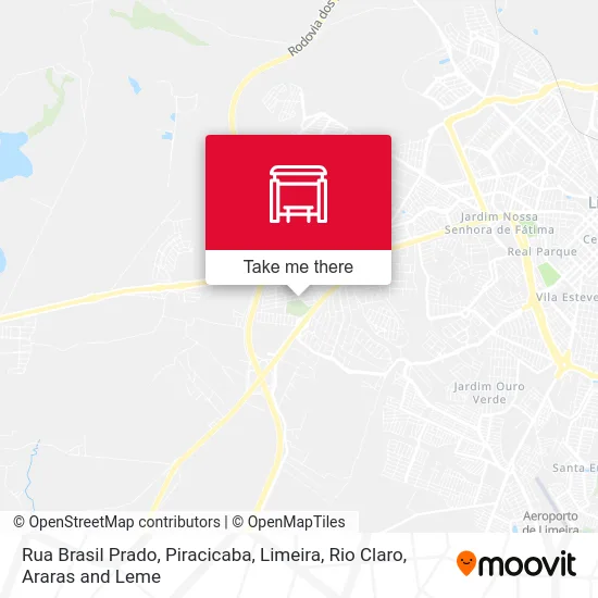 Rua Brasil Prado map