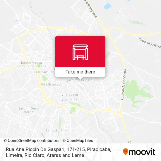 Rua Ana Piccin De Gaspari, 171-215 map