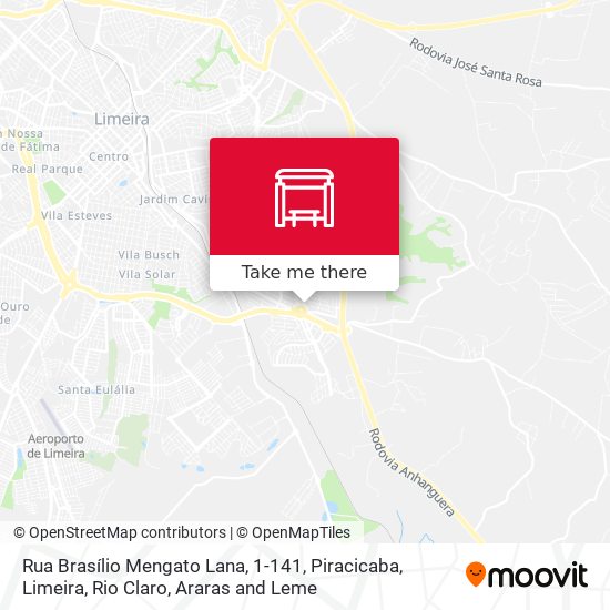 Rua Brasílio Mengato Lana, 1-141 map