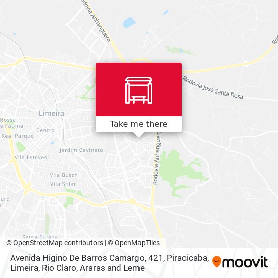 Avenida Higino De Barros Camargo, 421 map