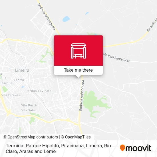 Terminal Parque Hipolito map