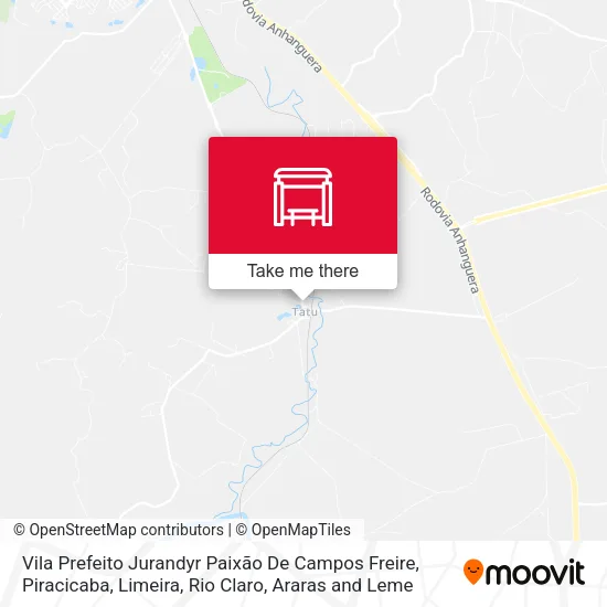 Vila Prefeito Jurandyr Paixão De Campos Freire map
