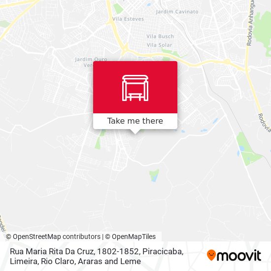 Rua Maria Rita Da Cruz, 1802-1852 map