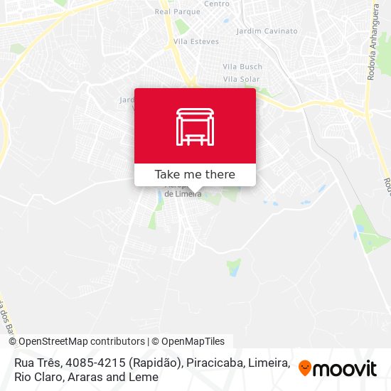 Rua Três, 4085-4215 (Rapidão) map