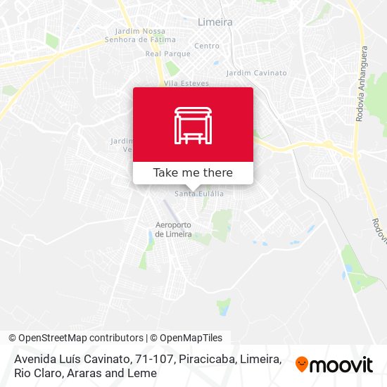 Avenida Luís Cavinato, 71-107 map