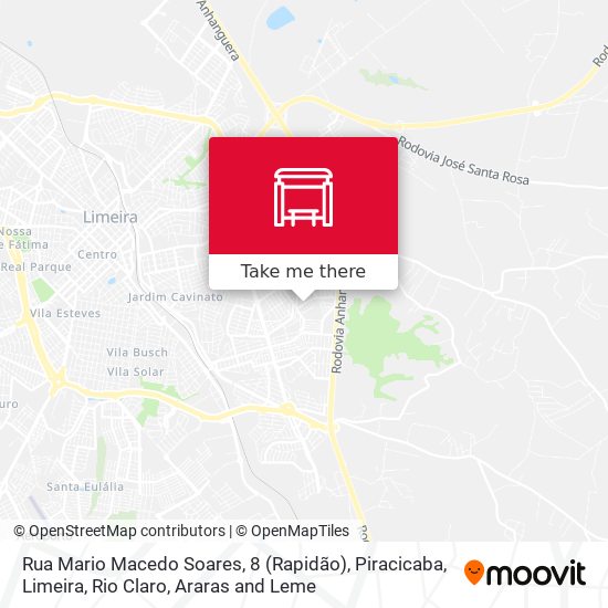 Rua Mario Macedo Soares, 8  (Rapidão) map