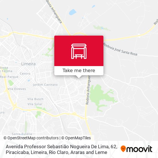 Avenida Professor Sebastião Nogueira De Lima, 62 map