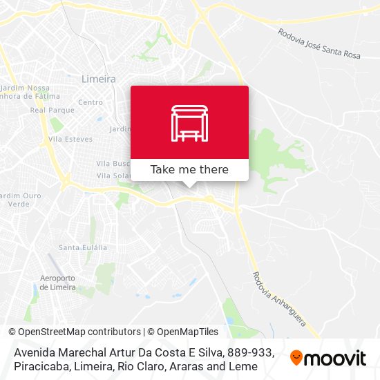 Mapa Avenida Marechal Artur Da Costa E Silva, 889-933