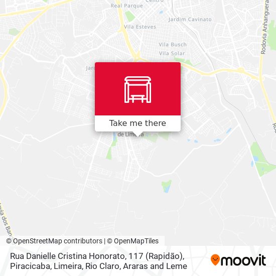 Rua Danielle Cristina Honorato, 117 (Rapidão) map