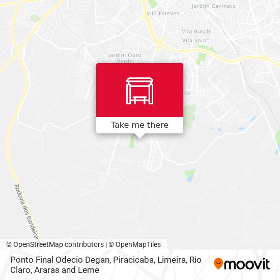 Ponto Final Odecio Degan map