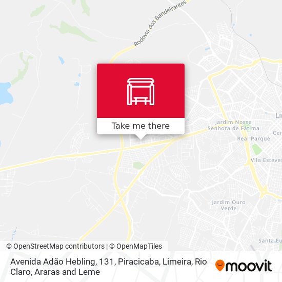 Avenida Adão Hebling, 131 map