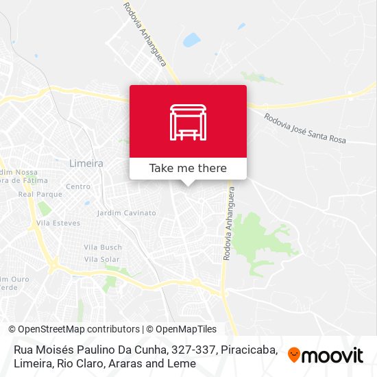 Rua Moisés Paulino Da Cunha, 327-337 map