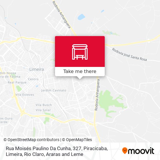 Rua Moisés Paulino Da Cunha, 327 map