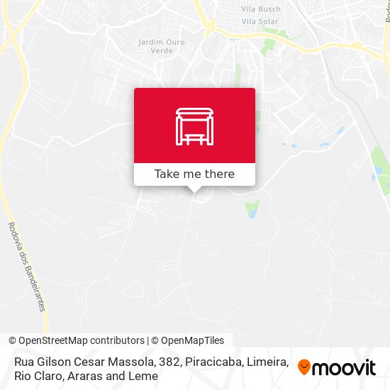 Rua Gilson Cesar Massola, 382 map