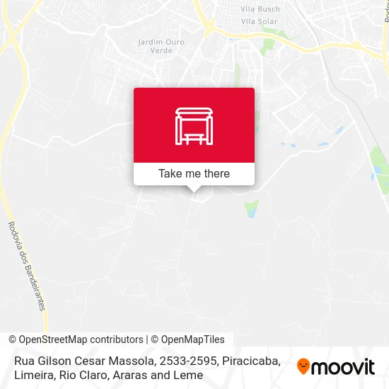 Rua Gilson Cesar Massola, 2533-2595 map