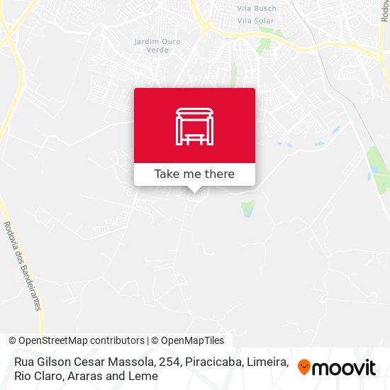 Rua Gilson Cesar Massola, 254 map