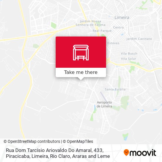 Rua Dom Tarcísio Ariovaldo Do Amaral, 433 map