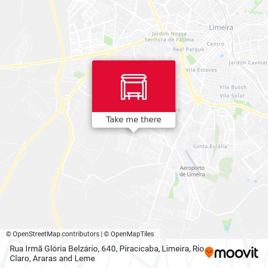 Rua Irmã Glória Belzário, 640 map
