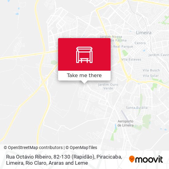 Rua Octávio Ribeiro, 82-130 (Rapidão) map