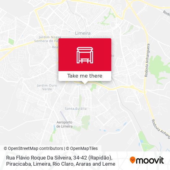 Rua Flávio Roque Da Silveira, 34-42 (Rapidão) map