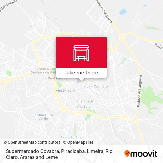 Supermercado Covabra map