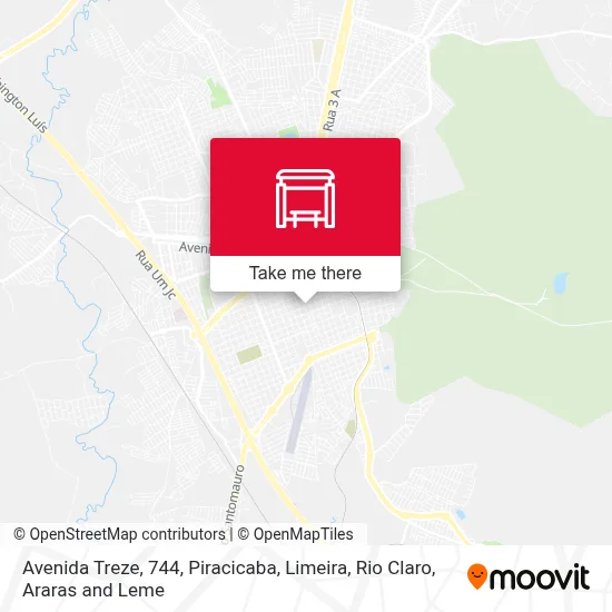 Avenida Treze, 744 map