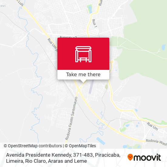 Mapa Avenida Presidente Kennedy, 371-483