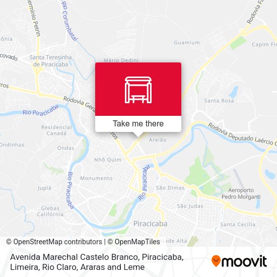 Avenida Marechal Castelo Branco map