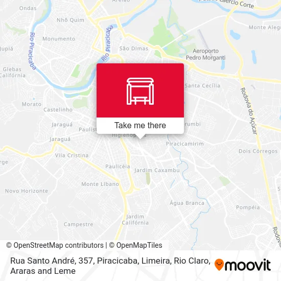 Rua Santo André, 357 map