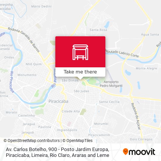 Av. Carlos Botelho, 900 - Posto Jardim Europa map