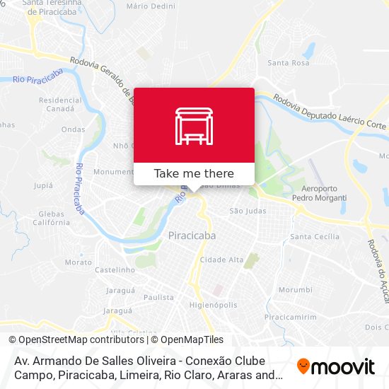 Mapa Av. Armando De Salles Oliveira - Conexão Clube Campo