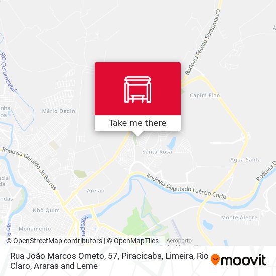 Rua João Marcos Ometo, 57 map
