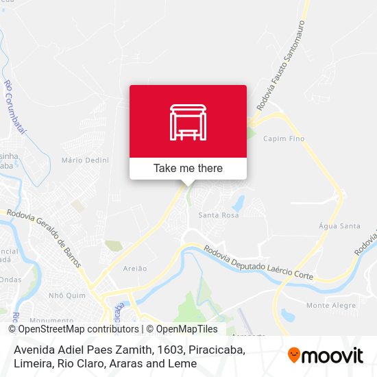 Avenida Adiel Paes Zamith, 1603 map