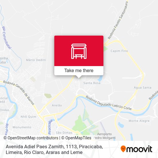 Avenida Adiel Paes Zamith, 1113 map