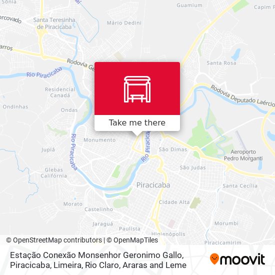 Estação Conexão Monsenhor Geronimo Gallo map