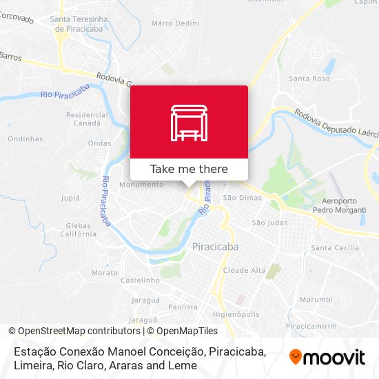 Estação Conexão Manoel Conceição map