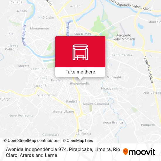 Avenida Independência 974 map