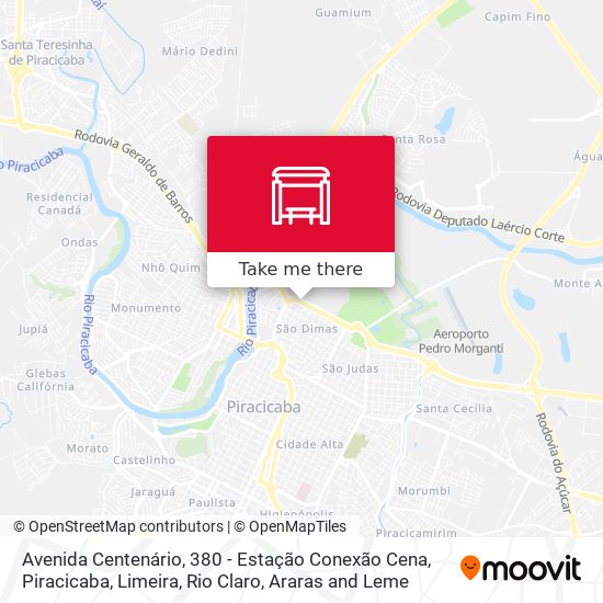 Mapa Avenida Centenário, 380 - Estação Conexão Cena