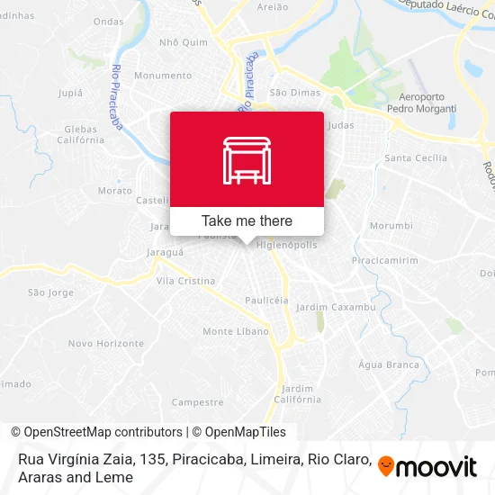 Rua Virgínia Zaia, 135 map