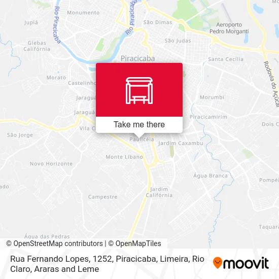 Rua Fernando Lopes, 1252 map