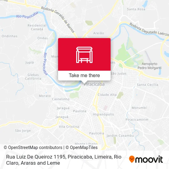 Rua Luiz De Queiroz 1195 map