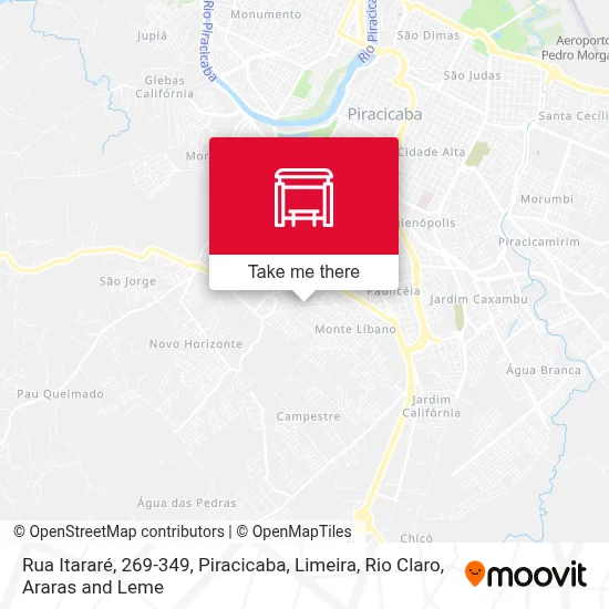 Rua Itararé, 269-349 map