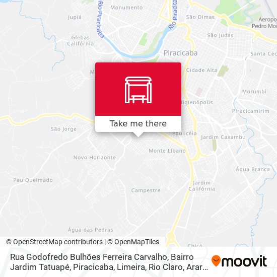 Mapa Rua Godofredo Bulhões Ferreira Carvalho, Bairro Jardim Tatuapé