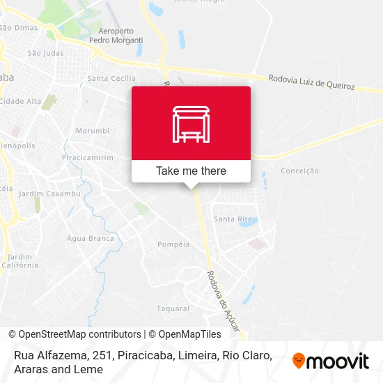 Rua Alfazema, 251 map