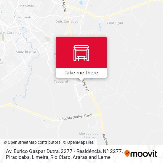 Mapa Av. Eurico Gaspar Dutra, 2277 - Residência, Nº 2277