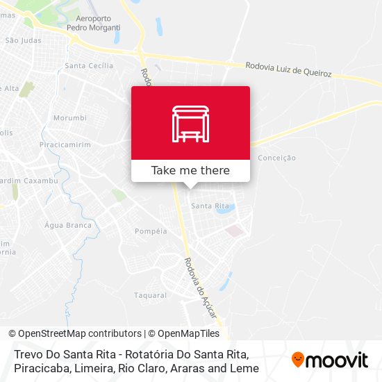 Mapa Trevo Do Santa Rita - Rotatória Do Santa Rita